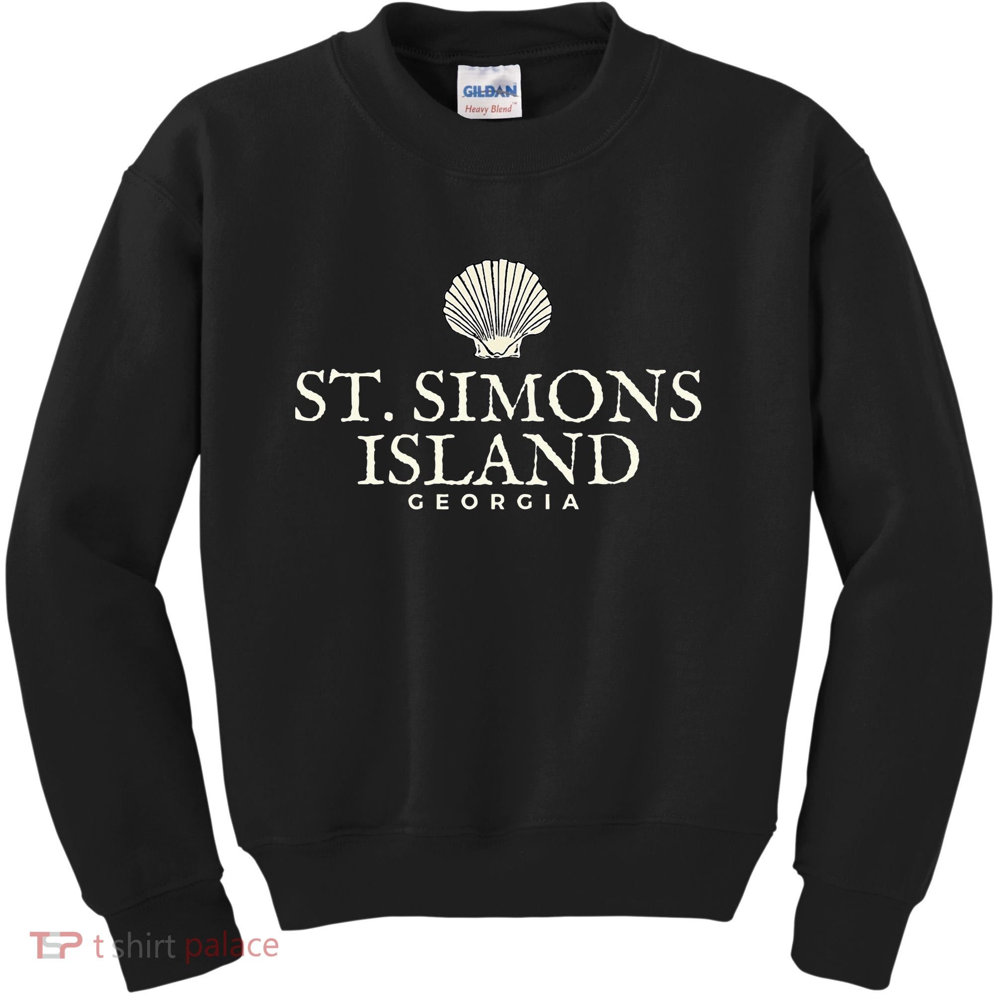 St. Simons Island  Georgia Ocean Island Beach Kids Sweatshirt