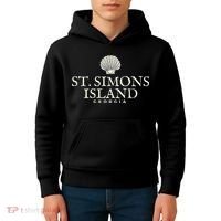 St. Simons Island  Georgia Ocean Island Beach Kids Hoodie thumb 4