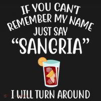 Say Sangria I Will Turn Around Funny Wine Lover Backpack thumb 2