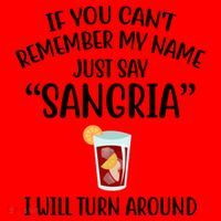 Say Sangria I Will Turn Around Funny Wine Lover Santa Hat thumb 1