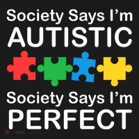 Society Says Im Autistic God Says Im Perfect Polo thumb 3