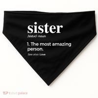 Sister & Sister In Law USA-Made Doggie Bandana thumb 0