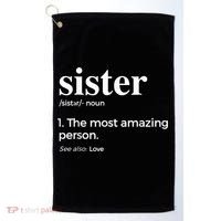 Sister & Sister In Law Golf Towel thumb 0
