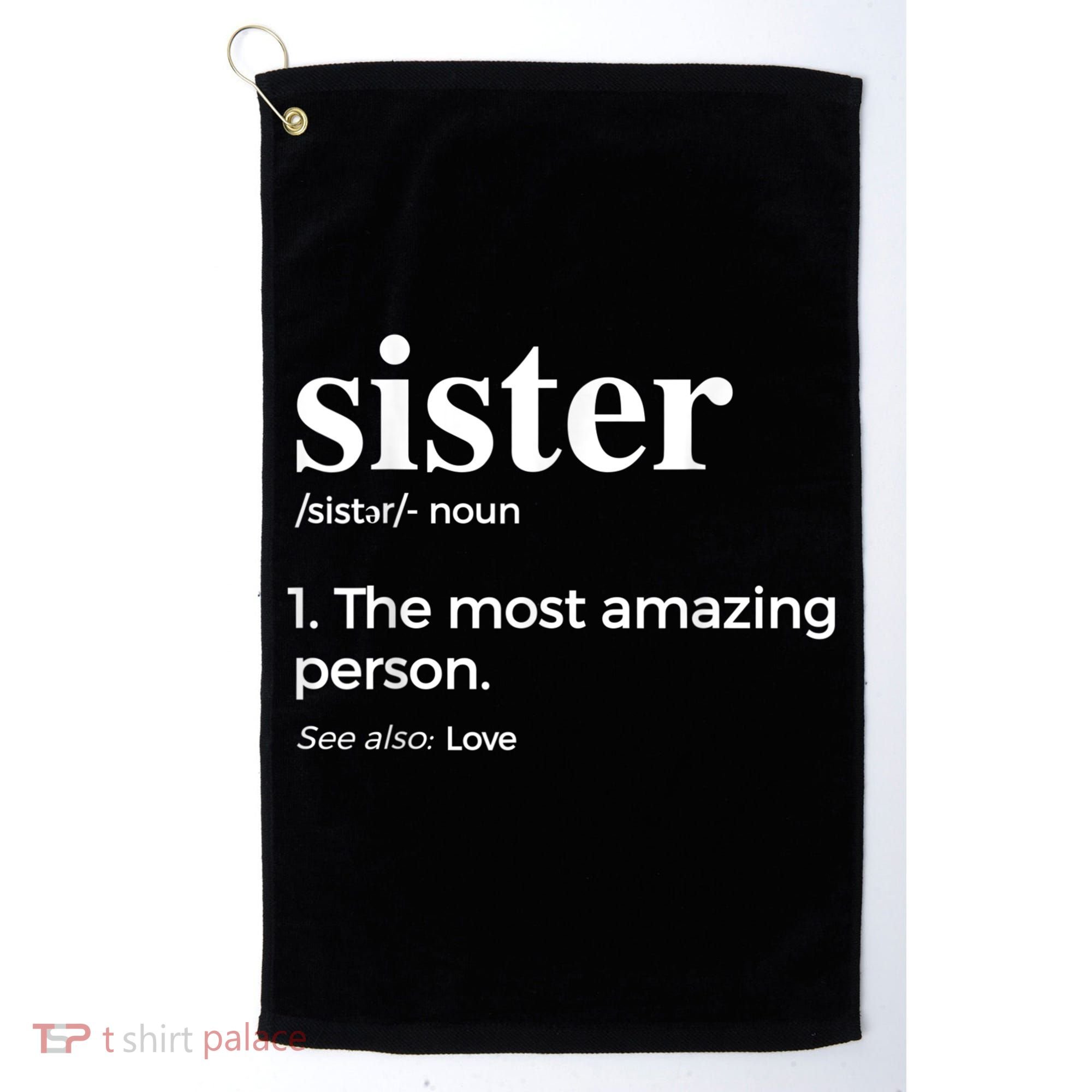 Sister & Sister In Law Golf Towel