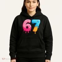 Six Seven Ice Cream Drip Cool Meme 67 Funny  Hoodie thumb 5