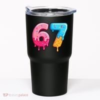 Six Seven Ice Cream Drip Cool Meme 67 Funny  Tumbler thumb 0