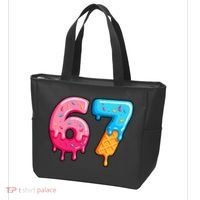 Six Seven Ice Cream Drip Cool Meme 67 Funny  Tote Bag thumb 3