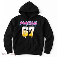Six Seven Ice Cream Drip Sports 67 Fun Mason Meme Hoodie thumb 0