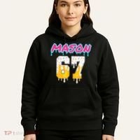 Six Seven Ice Cream Drip Sports 67 Fun Mason Meme Hoodie thumb 5
