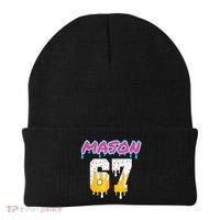 Six Seven Ice Cream Drip Sports 67 Fun Mason Meme Beanie thumb 0