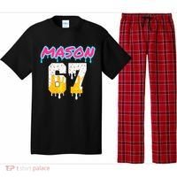 Six Seven Ice Cream Drip Sports 67 Fun Mason Meme Pajama Set thumb 0