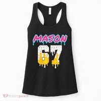 Six Seven Ice Cream Drip Sports 67 Fun Mason Meme Women's Tank Top thumb 0