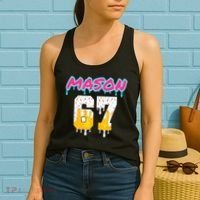 Six Seven Ice Cream Drip Sports 67 Fun Mason Meme Women's Tank Top thumb 2