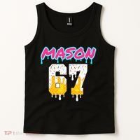 Six Seven Ice Cream Drip Sports 67 Fun Mason Meme Tank Top thumb 2