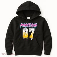 Six Seven Ice Cream Drip Sports 67 Fun Mason Meme Kids Hoodie thumb 0