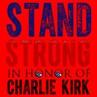 Stand Strong In Honor Of Charlie Kirk Santa Hat thumb 1