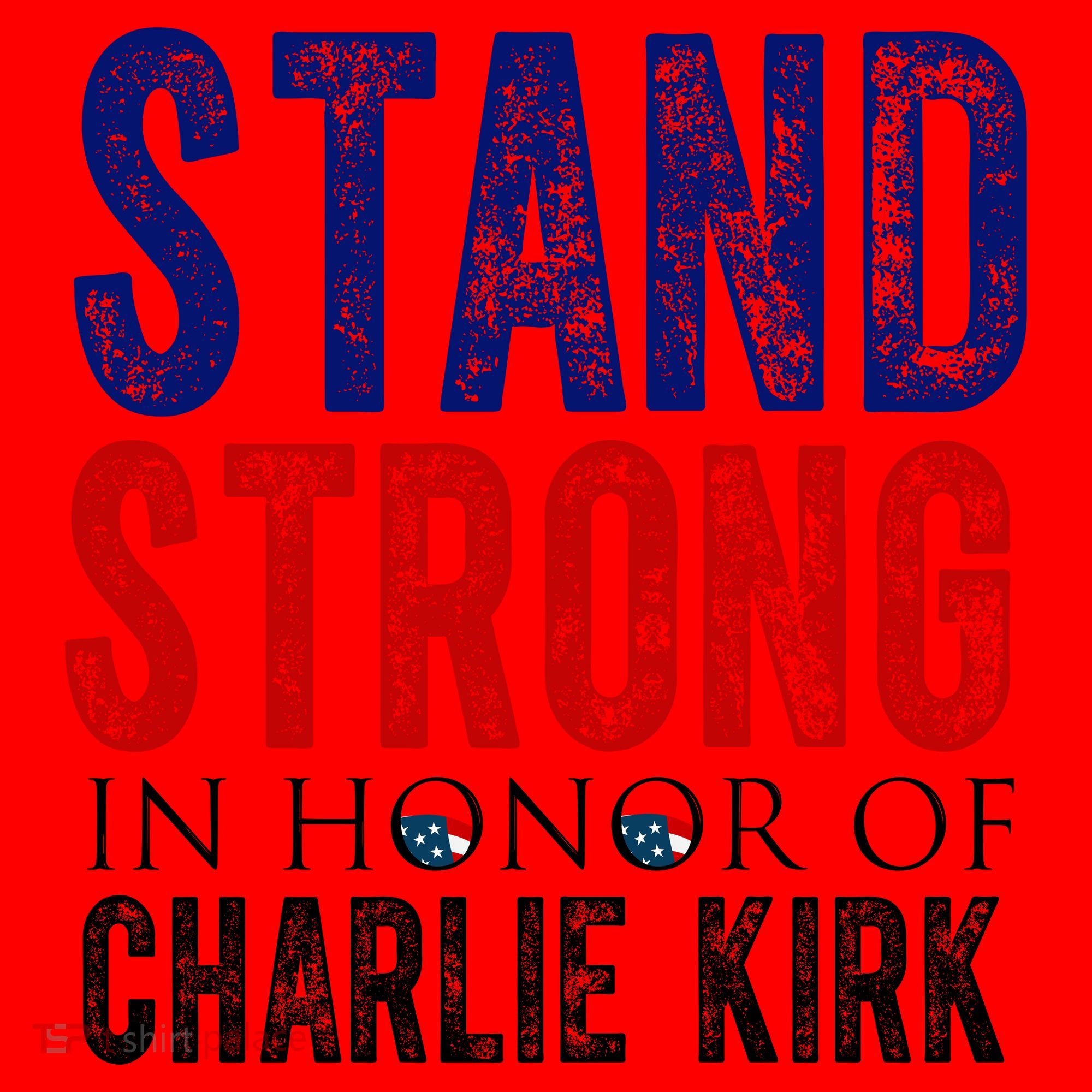 Stand Strong In Honor Of Charlie Kirk Santa Hat