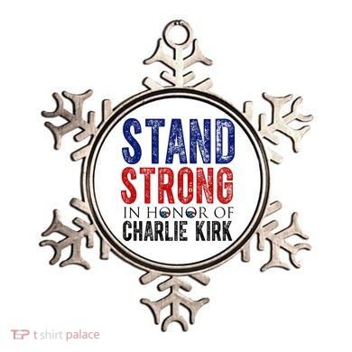 Stand Strong In Honor Of Charlie Kirk Ornament