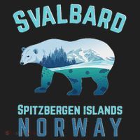 Svalbard Spitzbergen Islands Norway Fjords With Polar Bear Women's Sweatshirt thumb 2