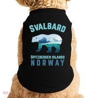 Svalbard Spitzbergen Islands Norway Fjords With Polar Bear Doggie Tank thumb 0