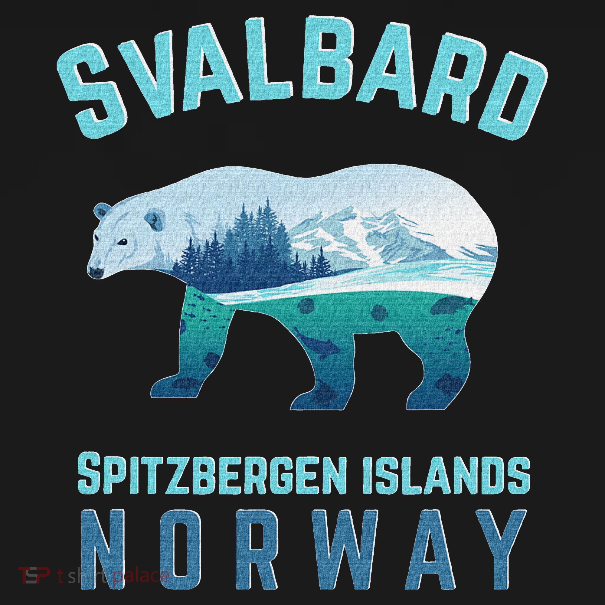 Svalbard Spitzbergen Islands Norway Fjords With Polar Bear Hoodie