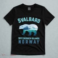 Svalbard Spitzbergen Islands Norway Fjords With Polar Bear T-Shirt thumb 5