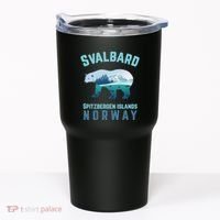 Svalbard Spitzbergen Islands Norway Fjords With Polar Bear Tumbler thumb 0