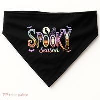 Spooky Season Iridescent Halloween USA-Made Doggie Bandana thumb 0