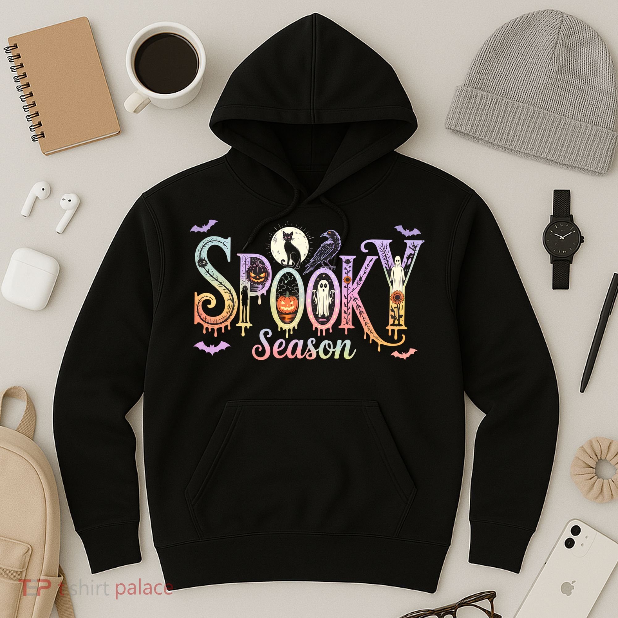 Spooky Season Iridescent Halloween Hoodie