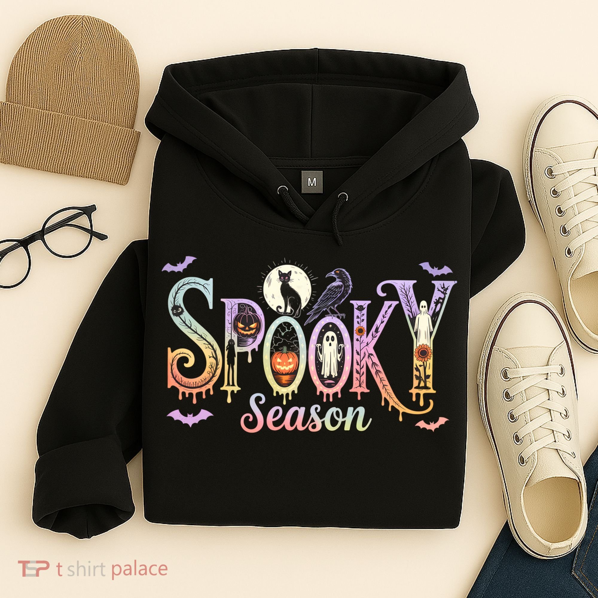 Spooky Season Iridescent Halloween Hoodie