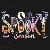 Spooky Season Iridescent Halloween Long Sleeve Shirt thumb 2