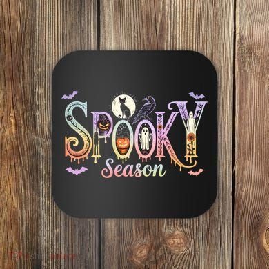 Spooky Season Iridescent Halloween Coaster