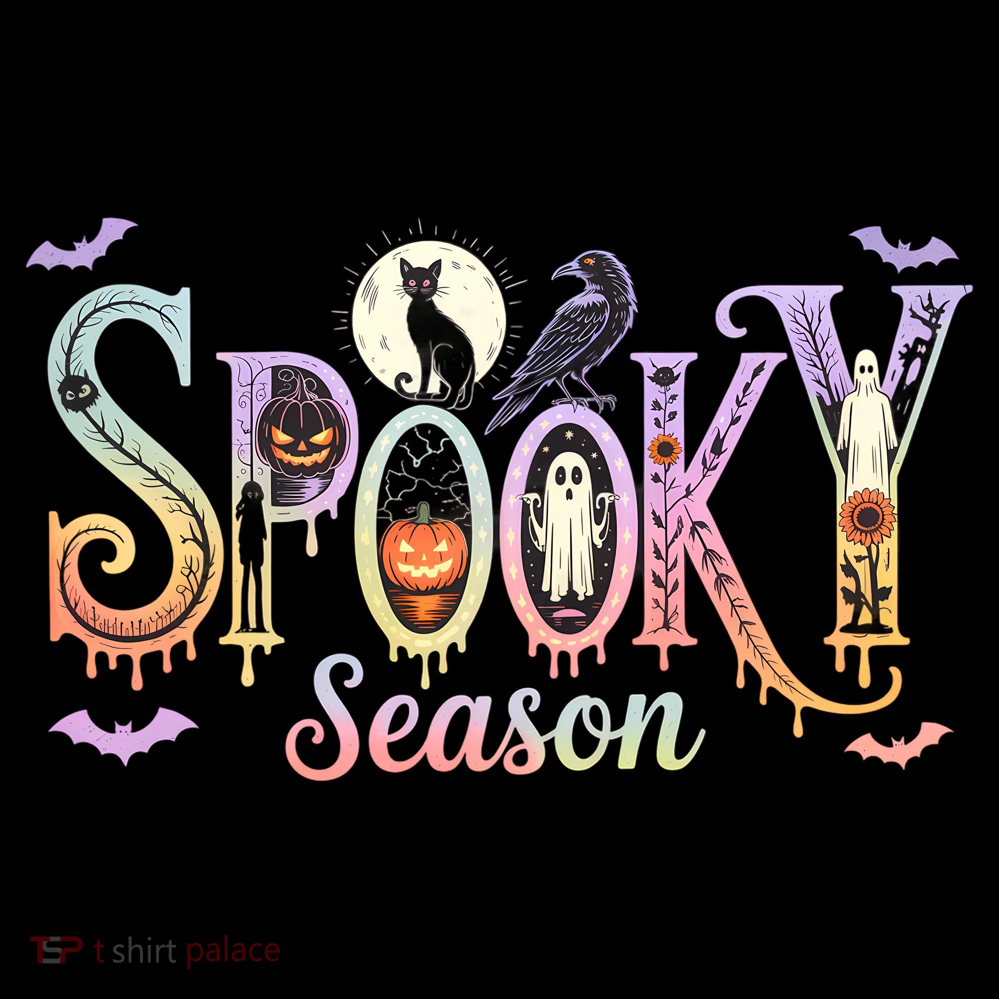 Spooky Season Iridescent Halloween Baby Bodysuit