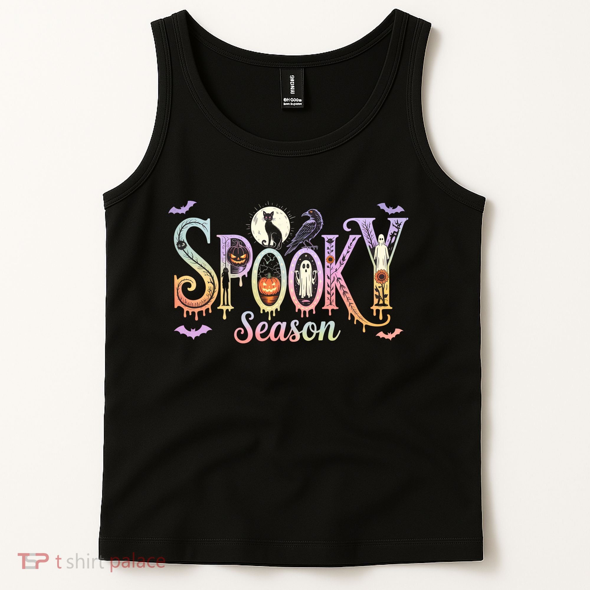 Spooky Season Iridescent Halloween Tank Top