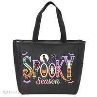 Spooky Season Iridescent Halloween Tote Bag thumb 0