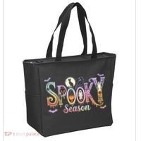 Spooky Season Iridescent Halloween Tote Bag thumb 2