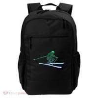 Silhouette Ski Icon For Skiier Ski Skiing Backpack thumb 0