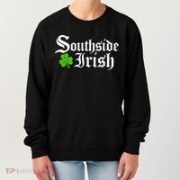 South Side Irish Chicago St Patricks Day Funny Gift Women's Sweatshirt thumb 0