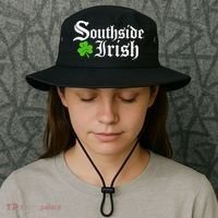 South Side Irish Chicago St Patricks Day Funny Gift Bucket Hat thumb 3