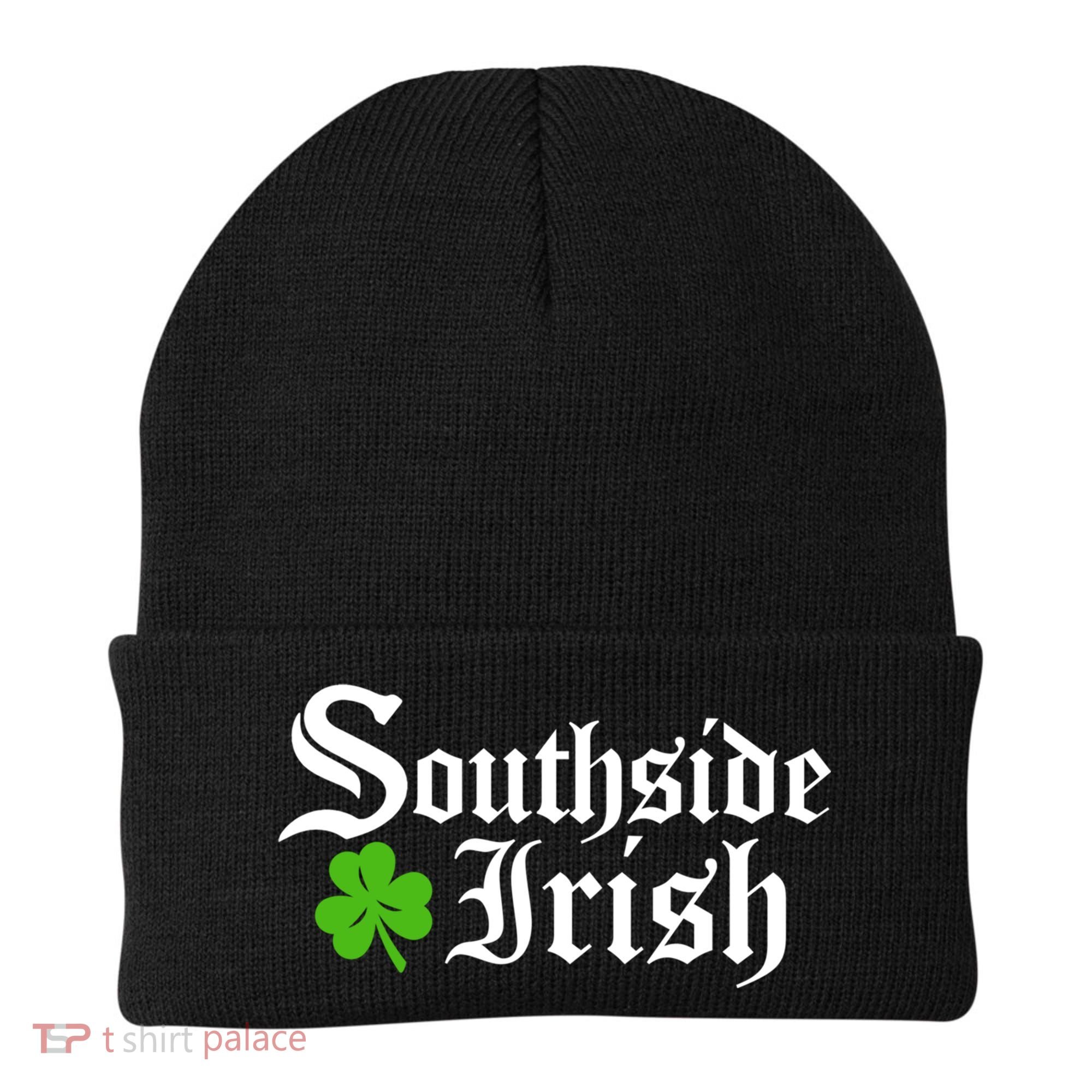 South Side Irish Chicago St Patricks Day Funny Gift Beanie