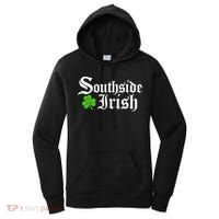 South Side Irish Chicago St Patricks Day Funny Gift Women's Hoodie thumb 0