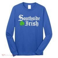 South Side Irish Chicago St Patricks Day Funny Gift Long Sleeve Shirt thumb 0