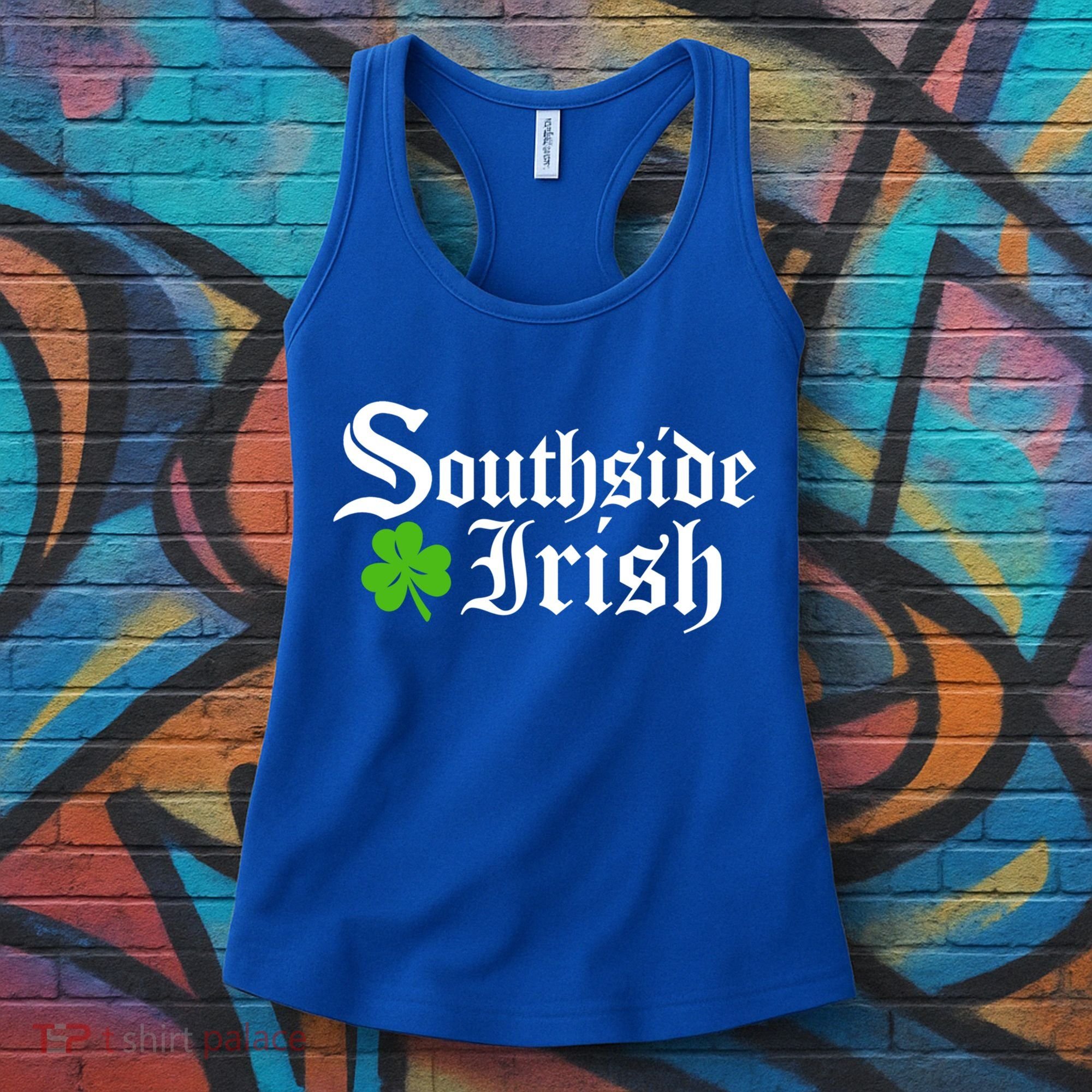South Side Irish Chicago St Patricks Day Funny Gift Women's Tank Top