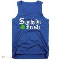 South Side Irish Chicago St Patricks Day Funny Gift Tank Top thumb 0