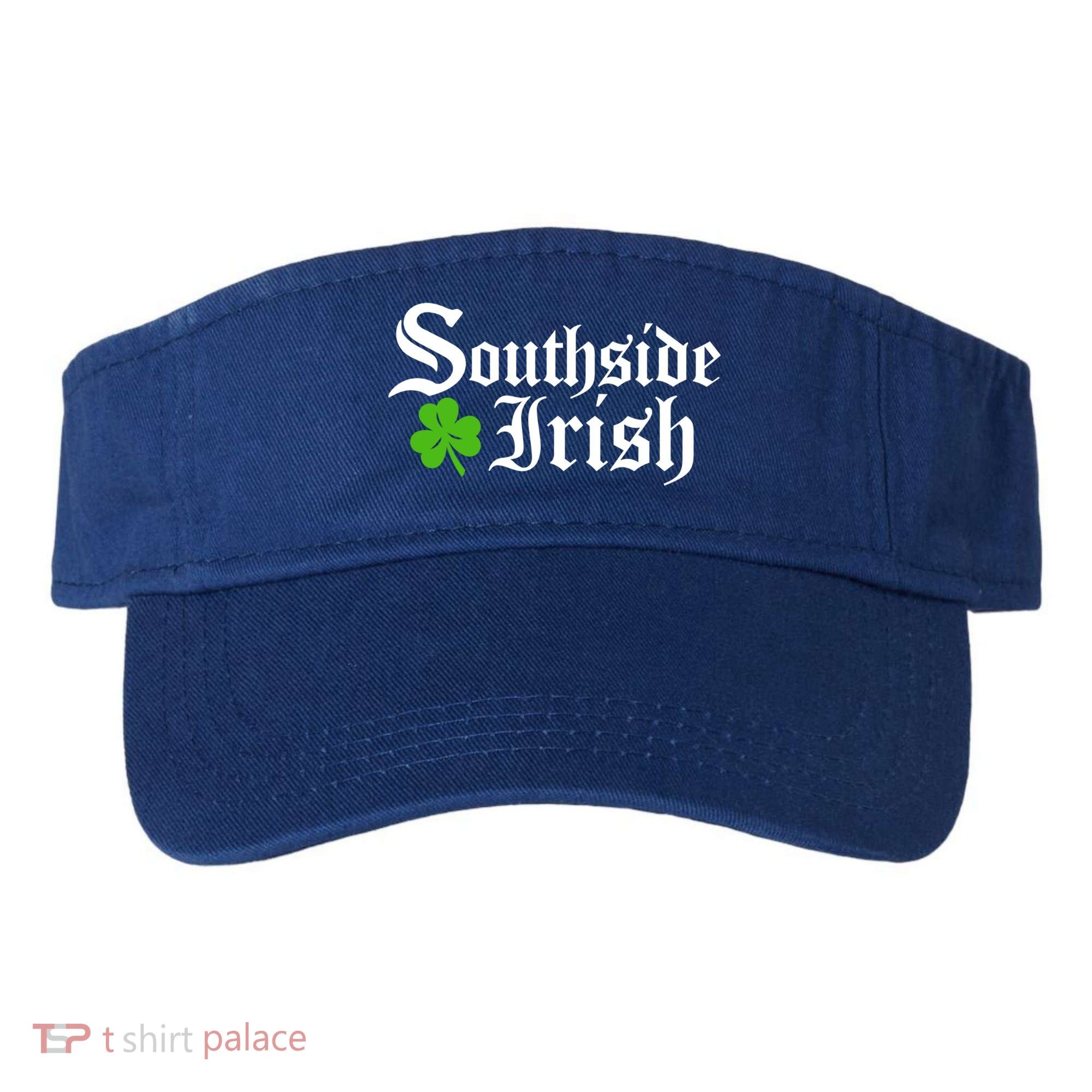 South Side Irish Chicago St Patricks Day Funny Gift Visor