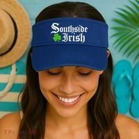 South Side Irish Chicago St Patricks Day Funny Gift Visor thumb 2