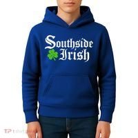 South Side Irish Chicago St Patricks Day Funny Gift Kids Hoodie thumb 4