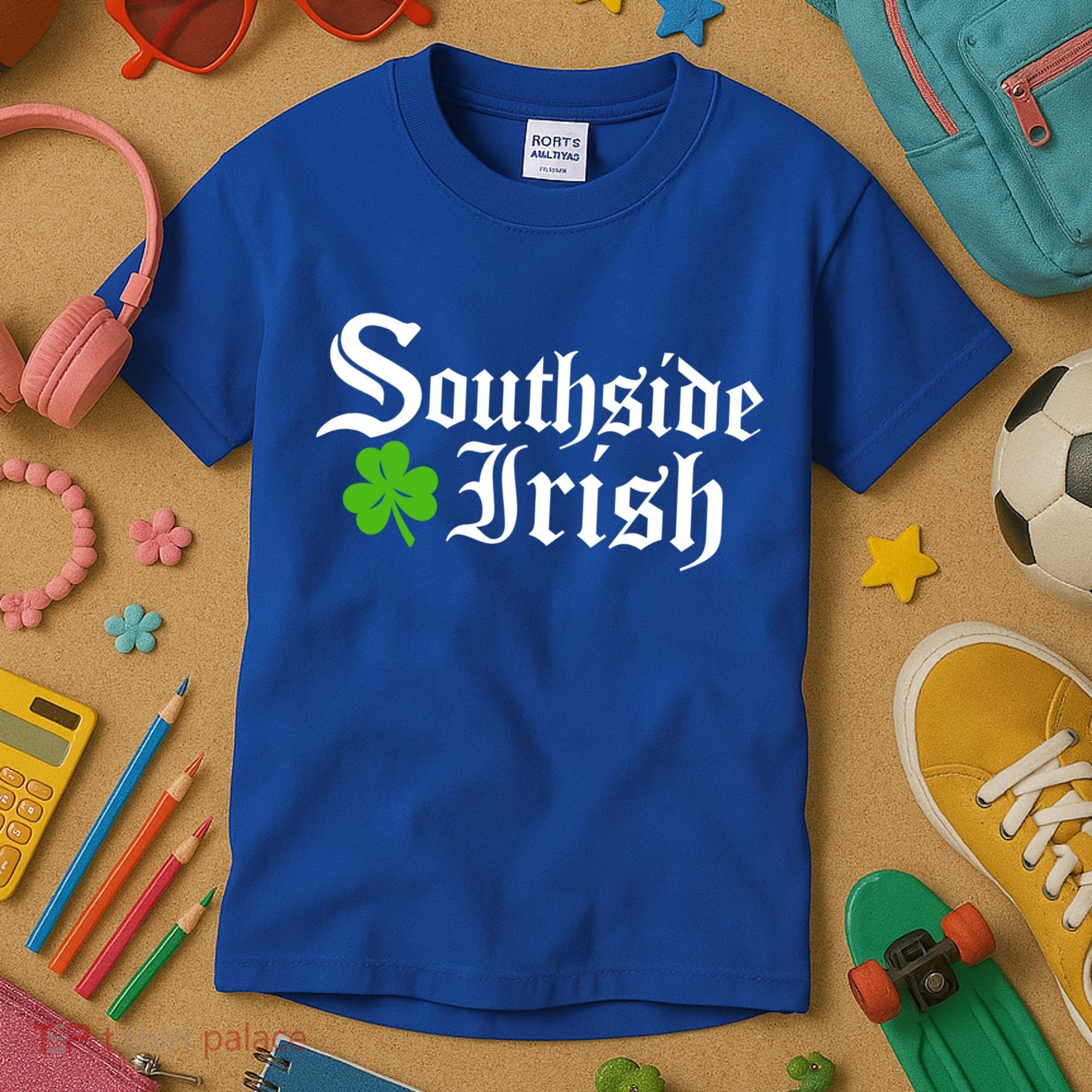South Side Irish Chicago St Patricks Day Funny Gift Kids T-Shirt