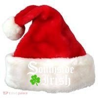 South Side Irish Chicago St Patricks Day Funny Gift Santa Hat thumb 0