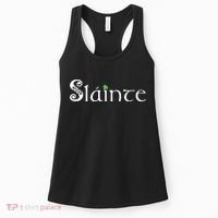 Slainte, Sláinte Irish Cheers, Health, St Patrick's Day Women's Tank Top thumb 0
